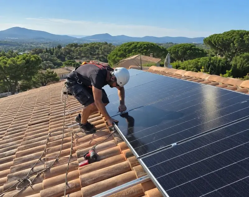 Installateur panneaux solaires Lagorce — pose photovoltaïque sur toiture